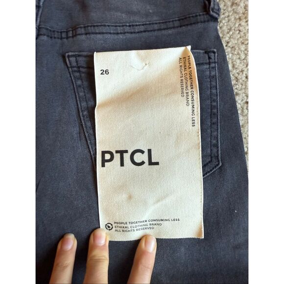 PTCL Shiny Stones Wave Skinny Jeans Size 26 - Picture 10 of 11